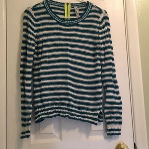 Blue stripe sweater